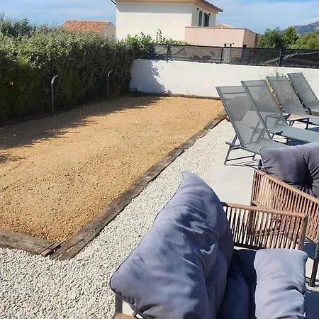 Dima - Piscine Chauffee Climatisation Barbecue Petanque * Calenzana