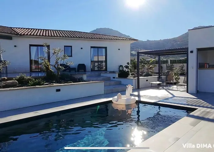 Vila Dima - Piscine Chauffee Climatisation Barbecue Petanque