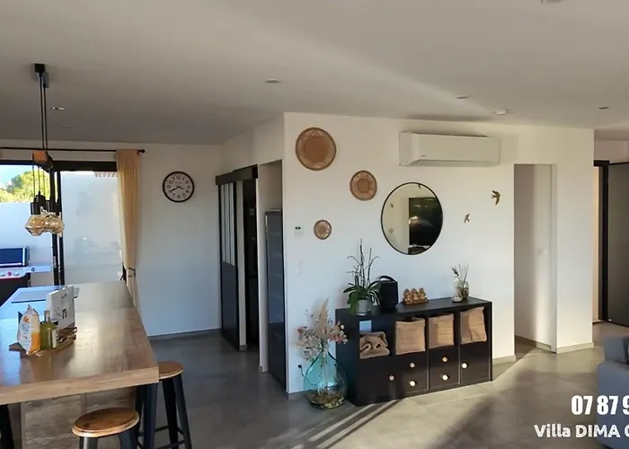 Vila Dima - Piscine Chauffee Climatisation Barbecue Petanque