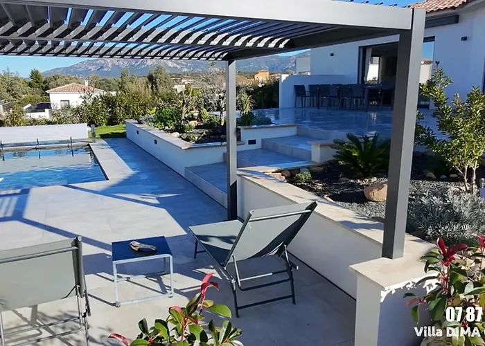 Dima - Piscine Chauffee Climatisation Barbecue Petanque Willa *